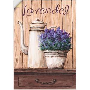 Artland Artprint Lavendel als artprint van aluminium, artprint op linnen, muursticker of poster in verschillende maten