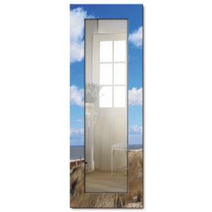 Artland Dekospiegel "Leuchtturm Sylt", gerahmter Ganzkörperspiegel, Wandspiegel, mit Motivrahmen, Landhaus