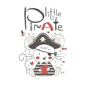 queence Leinwandbild "Little Pirate"