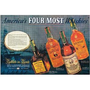 Artland Artprint Amerikaanse whiskey, 1938 als artprint van aluminium, artprint op linnen, muursticker of poster in verschillende maten