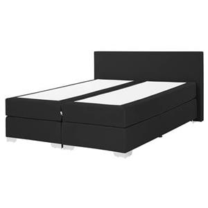 Beliani PRESIDENT Boxspring Zwart 160x200