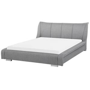 Beliani NANTES Bed Grijs 180x200