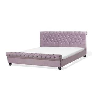 Beliani AVALLON Bed Roze 180x200