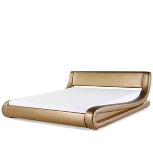 Beliani AVIGNON Bed Goud 160x200