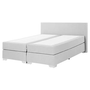 Beliani PRESIDENT Boxspring Grijs 160x200