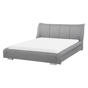 Beliani NANTES Bed Grijs 160x200