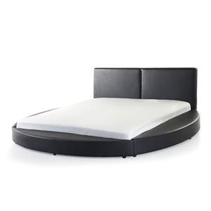 Beliani LAVAL Bed Zwart 180x200