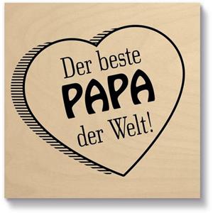 Artland Holzbild "Der beste Papa der Welt", (1 St.)