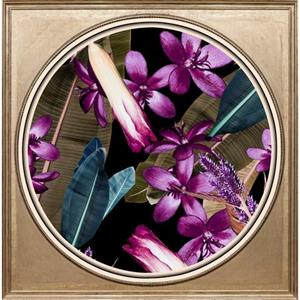 Queence Artprint op acrylglas Tropische bloemen