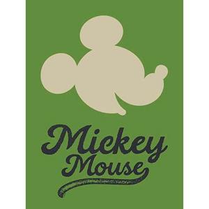 Komar Poster Mickey Mouse Green head Hoogte: 40 cm
