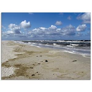 Artland Glasbild "Nordsee - Urlaubsfeeling pur", Strand, (1 St.)