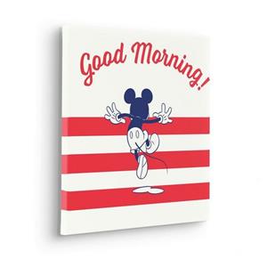 Komar Wandbild "Mickey Good Morning", (1 St.), Keilrahmenbild - Mickey Good Morning - Größe 40 x 40 cm