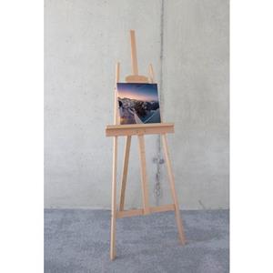 Komar Artprint op linnen Keilrahmenbild - Fira to Oia - Größe 30 x 30 cm Duits kwaliteitsvliesmateriaal (155 g/m²) (set, 1 stuk)