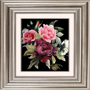 Queence Artprint op acrylglas Bloemen I