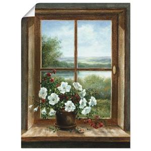 Artland Wandbild "Blumen am Fenster", Arrangements, (1 St.)