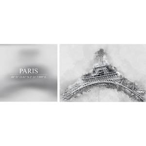 queence Leinwandbild "Paris", (Set), 2er-Set