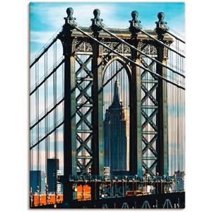 Artland Artprint New York Manhattan Bridge als artprint op linnen, muursticker of poster in verschillende maten