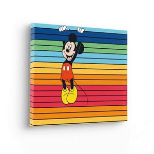Komar Wandbild "Mickey Band of Color", (1 St.), Keilrahmenbild - Mickey Band of Color - Größe 30 x 40 cm