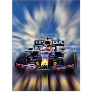 Artland Artprint Max Verstappen - wereldkampioen Formule 1 als artprint van aluminium, artprint op linnen, muursticker of poster in verschillende maten