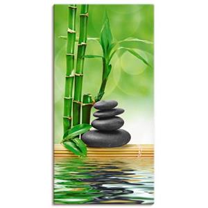 Artland Artprint Spa concept zen basaltstenen als artprint op linnen, muursticker of poster in verschillende maten