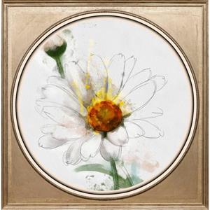 Queence Artprint op acrylglas Bloemen