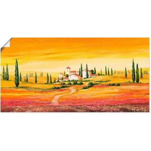 Artland Wandbild "Traumhafte toskanische Landschaft", Europa, (1 St.), als Alubild, Leinwandbild, Wandaufkleber oder Poster in versch. Größen