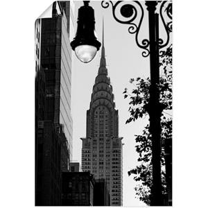Artland Artprint New York Chrysler Building als artprint van aluminium, artprint op linnen, muursticker of poster in verschillende maten