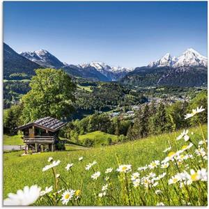 Artland Print op glas Landschap in de Beierse Alpen in verschillende maten