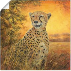 Artland Wandbild "Porträt Gepard", Geparden Bilder, (1 St.), als Alubild, Outdoorbild, Poster in verschied. Größen