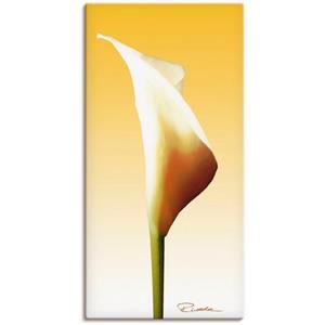 Artland Artprint Zonsondergang op Sylt - Zonneschijn calla I als artprint van aluminium, artprint op linnen, muursticker of poster in verschillende maten