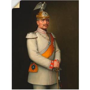 Artland Artprint Afbeelding van Kaiser Wilhelm II. als artprint op linnen, muursticker of poster in verschillende maten