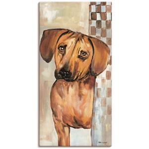 Artland Artprint Hond als artprint van aluminium, artprint op linnen, muursticker of poster in verschillende maten