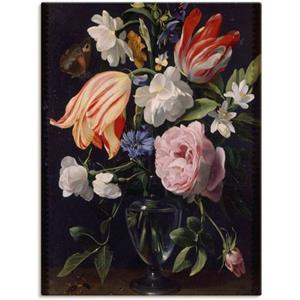 Artland Artprint Vaas met bloemen. 1637 als artprint op linnen, muursticker of poster in verschillende maten