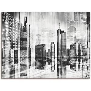 Artland Artprint Frankfurt skyline collage 01 als artprint op linnen, muursticker of poster in verschillende maten