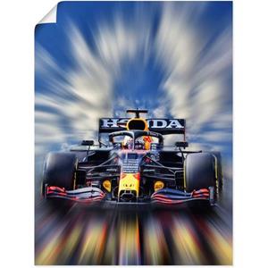 Artland Artprint Max Verstappen - wereldkampioen Formule 1 als artprint van aluminium, artprint op linnen, muursticker of poster in verschillende maten