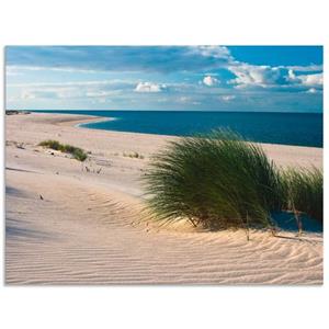 Artland Artprint Gras aan het strand als artprint van aluminium, artprint op linnen, muursticker of poster in verschillende maten