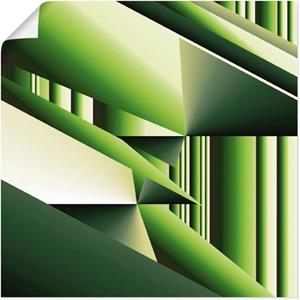 Artland Poster Groene bamboe Modern Art als artprint van aluminium, artprint op linnen, muursticker of poster in verschillende maten