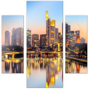 Wall-Art Meerdelige artprint Frankfurter lichten (3-delig) (set, 3 stuks)