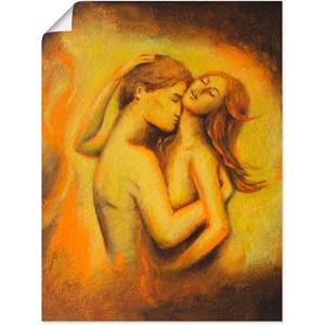 Artland Artprint Love Rush - erotische schilderkunst als artprint van aluminium, artprint op linnen, muursticker of poster in verschillende maten