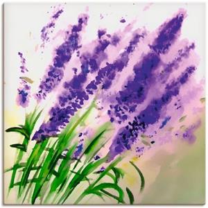 Artland Artprint Lavendel-aquarel als artprint op linnen, muursticker of poster in verschillende maten