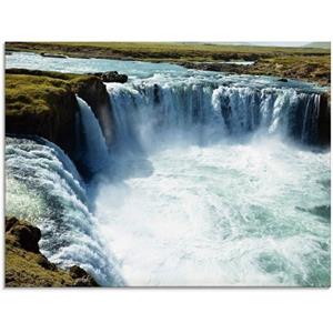 Artland Print op glas Godafoss in verschillende maten