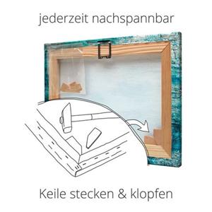 Artland Artprint Vector zonnestelsel met planeten als artprint van aluminium, artprint op linnen, muursticker of poster in verschillende maten