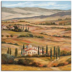 Artland Artprint Toscaans dal als artprint op linnen, muursticker of poster in verschillende maten