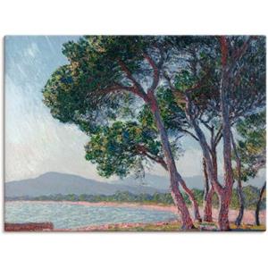 Artland Artprint Het strand bij Juan-les-pins. 1888 als artprint op linnen, muursticker of poster in verschillende maten