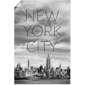 Artland Artprint NYC Midtown Manhattan als artprint van aluminium, artprint op linnen, muursticker of poster in verschillende maten