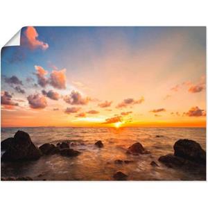 Artland Wandbild "Sonnenuntergang", Sonnenaufgang & -untergang, (1 St.), als Alubild, Outdoorbild, Leinwandbild, Poster in verschied. Größen