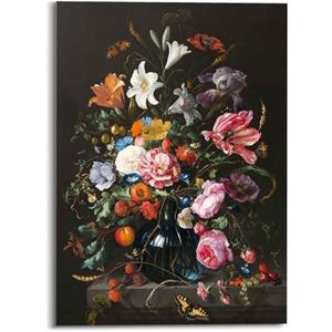 Reinders! Reinders Glasbild "Glasbild Stilleben mit Blumen Mauritshuis - Alte Meister", Blumen, (1 St.)