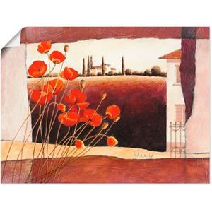 Artland Artprint Stilleven met zonnebloemen als artprint op linnen, muursticker of poster in verschillende maten