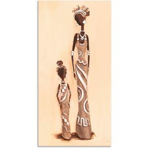 Artland Artprint Afrikaanse - met kind als artprint van aluminium, artprint op linnen, muursticker of poster in verschillende maten