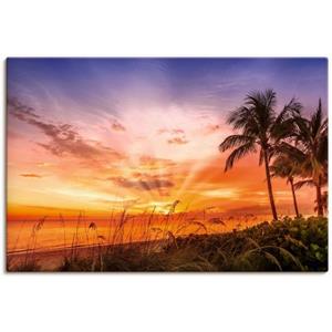 Artland Artprint BONITA BEACH schilderachtige zonsondergang als artprint van aluminium, artprint op linnen, muursticker of poster in verschillende maten